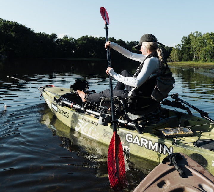 How to Paddle Your Fishing Kayak – Bending Branches