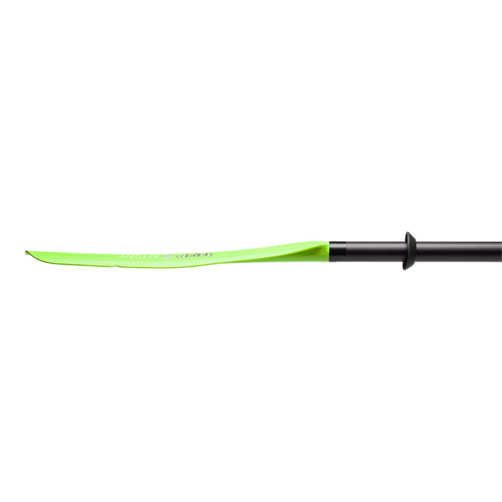 angler drift snap button electric green blade profile