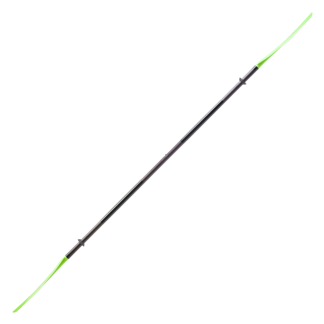 angler drift snap button electric green full profile