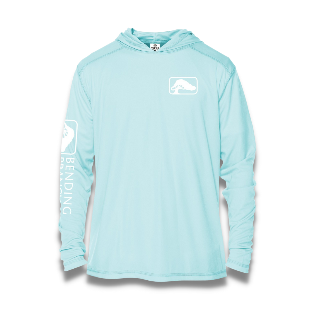 Coastlines UV Hooded Long Sleeve