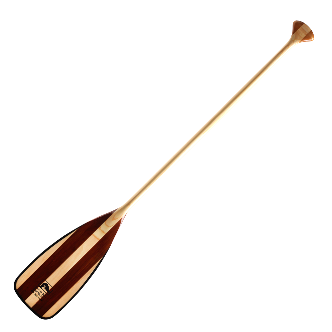 Explorer Plus wooden canoe paddle full paddle blade to grip
