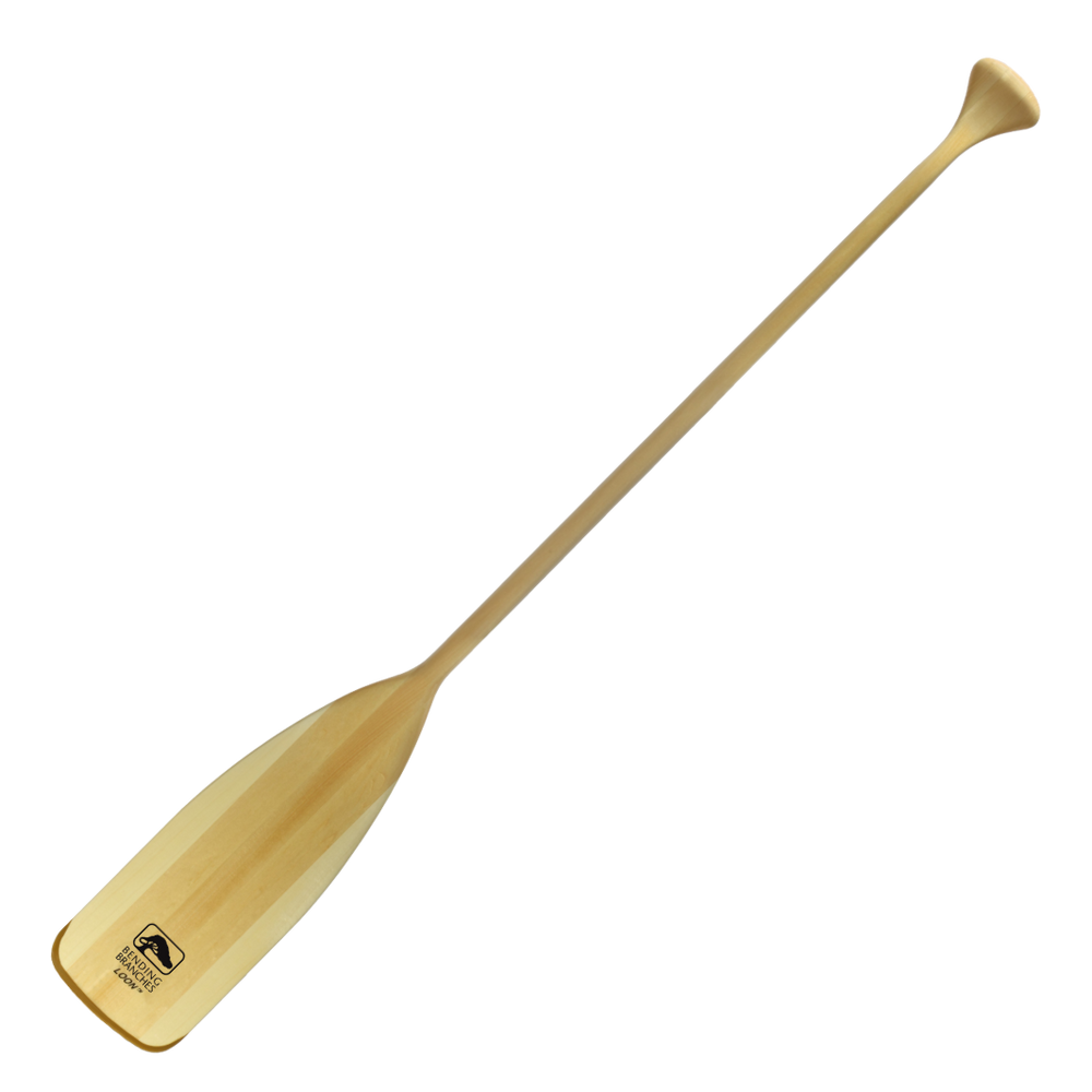 Loon wooden canoe paddle full paddle blade to grip from the front