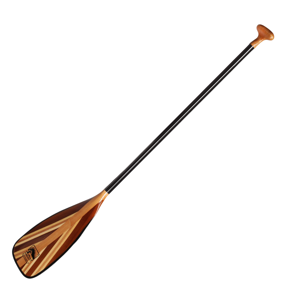 Sunburst 11 paddle full paddle blade to grip angled to see 11 degree bend