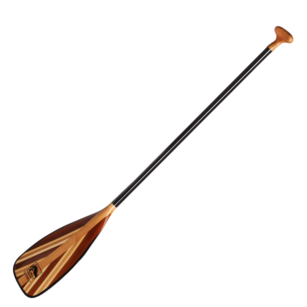 Sunburst 11 paddle full paddle blade to grip angled to see 11 degree bend