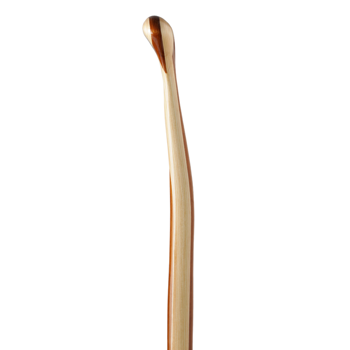 Viper double-bend wooden canoe paddle grip profile