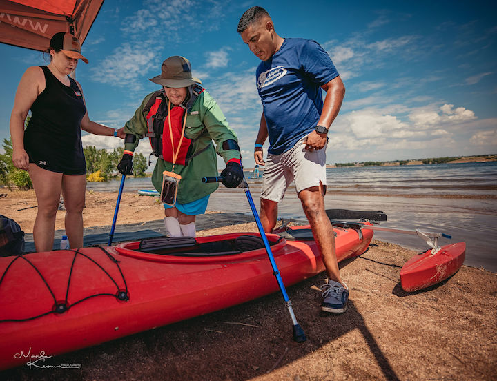 People with Disabilities Discover Paddling through Adaptive Adventures