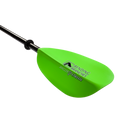 angler classic snap button electric green blade angled