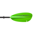 angler classic snap button electric green blade back