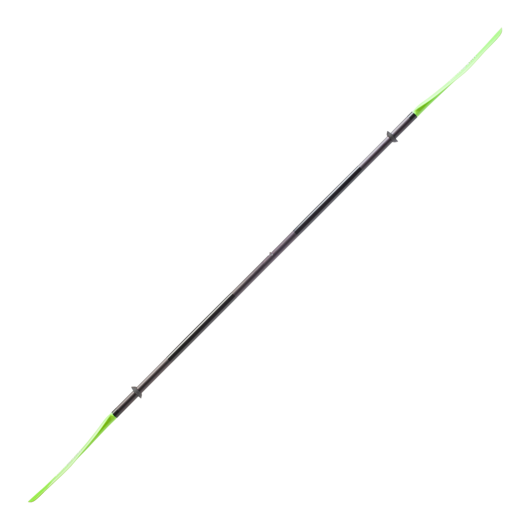 angler classic snap button electric green full profile