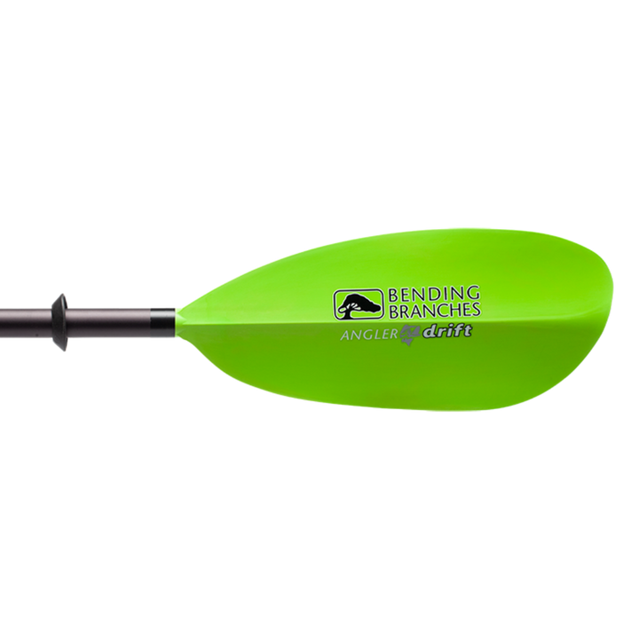 angler drift snap button electric green blade