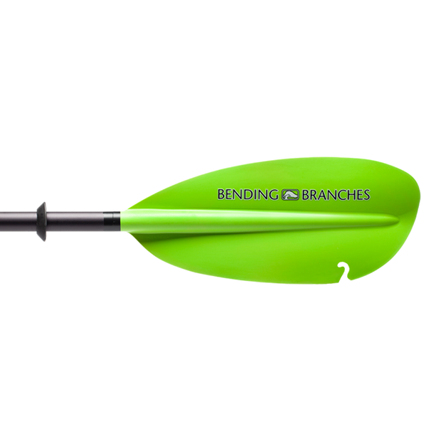 angler drift snap button electric green blade back