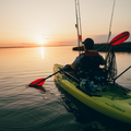 angler pro versa-lok copperhead during sunset