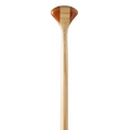 Arrow wooden canoe paddle grip from the front