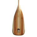 BB Special wooden canoe paddle blade from the front