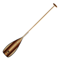 Expedition Plus wooden canoe paddle full paddle blade to grip from the front