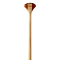 Explorer Plus wooden canoe paddle grip from the front