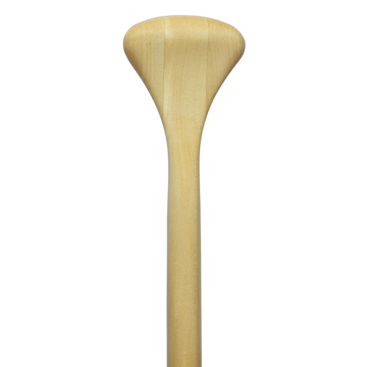 Loon wooden canoe paddle grip from the front