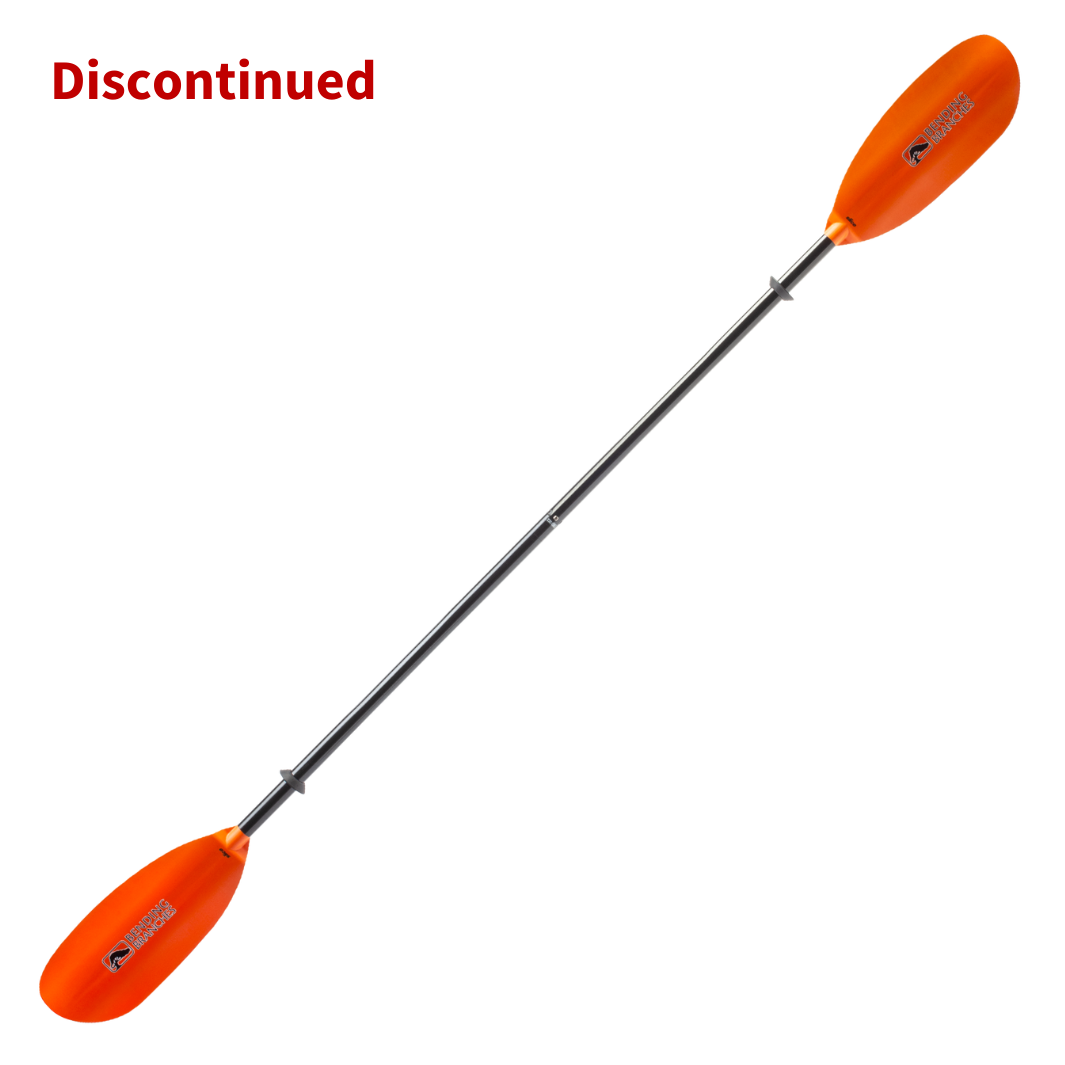 slice glass snap button kayak paddle full