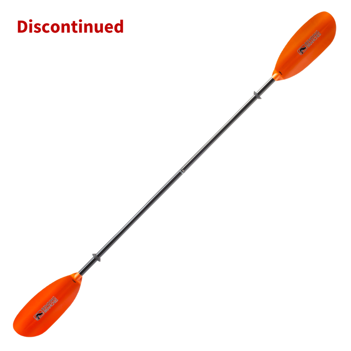 slice glass snap button kayak paddle full